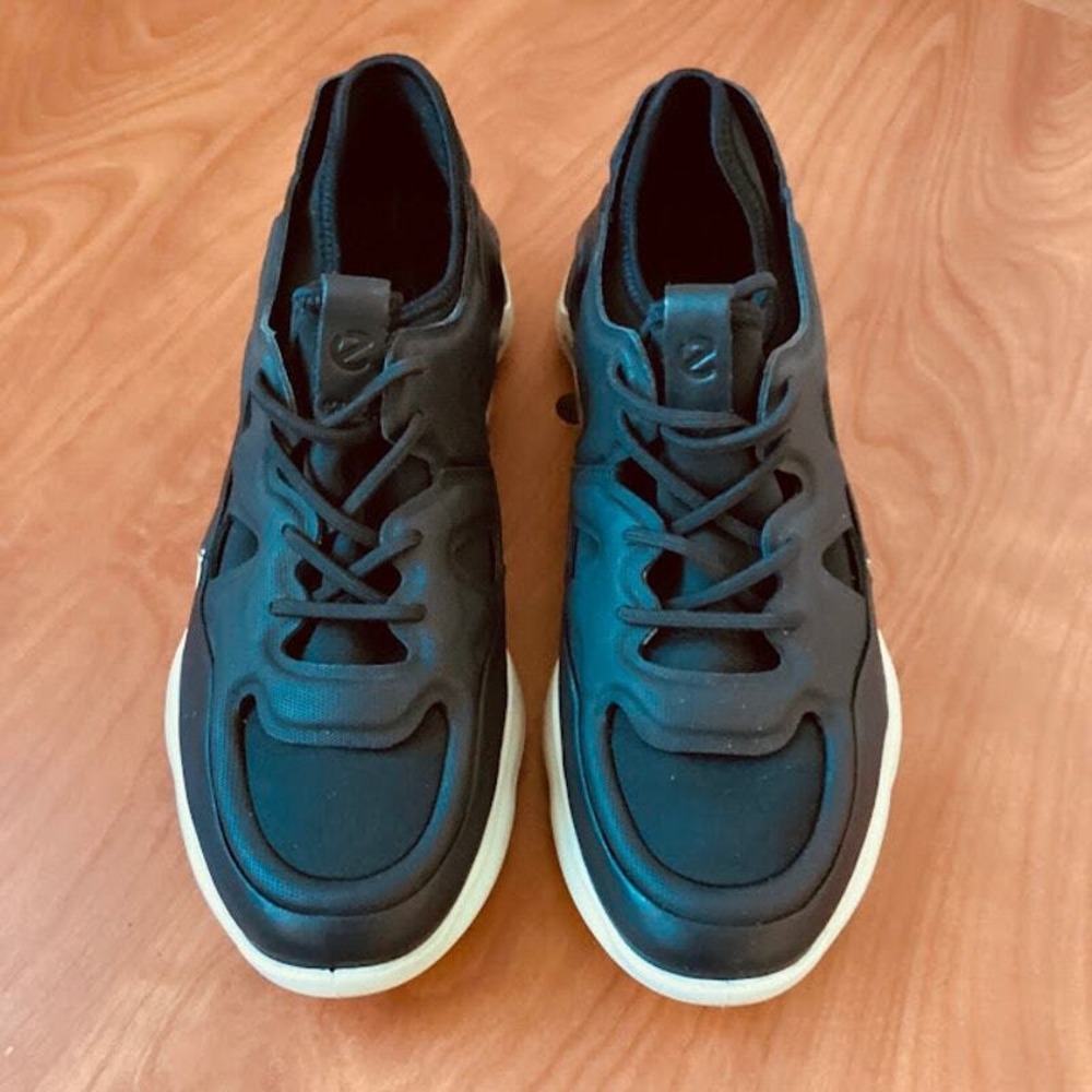 Ecco Women's Size 9 Black Elo Athletic Phorone Shoes in Black Sneakers S7.5 - Picture 6 of 10